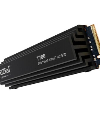Crucial T700 4TB PCIe 5.0 x4 M.2 Internal SSD with Heatsink