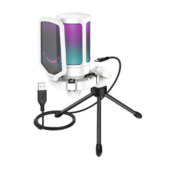 FIFINE Ampligame A6V USB Gaming Microphone (white)