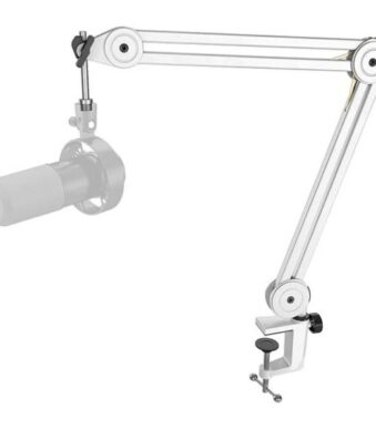 FIFINE BM63 Microphone Arm Stand (White)