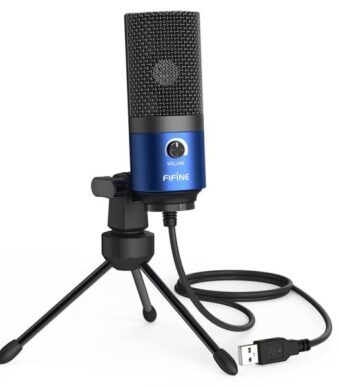 FIFINE K669BL Usb Microphone Condenser (BLUE)