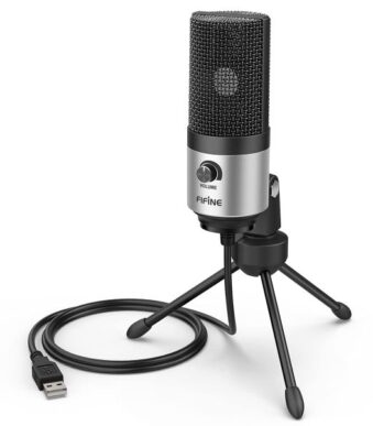 FIFINE K669S USB MICROPHONE CONDENSER (SILVER)