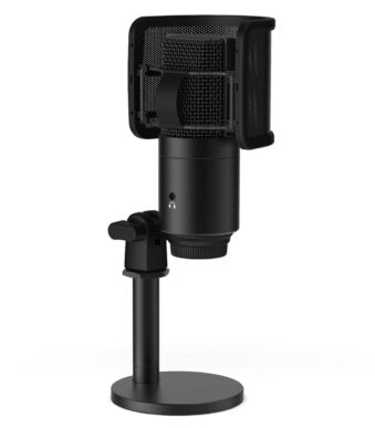 FIFINE K683B USB Desktop PC Microphone with Pop Filter for Computer and Mac
