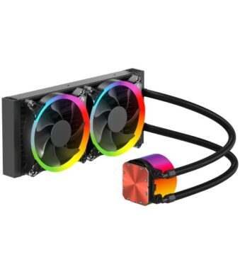 Ant Esports ICE Chroma 240 ARGB 240mm ARGB Liquid Cooler I AIO – Black
