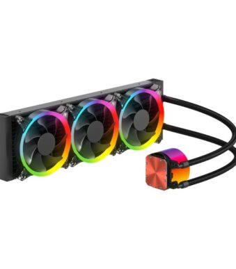 Ant Esports ICE Chroma 360 ARGB 360mm Liquid Cooler I AIO – Black