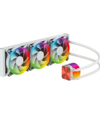 Ant Esports ICE Chroma 360 ARGB 360mm Liquid Cooler I AIO – White