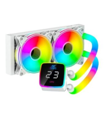 Ant Esports ICE-Glow 240 ARGB CPU Liquid Cooler – White