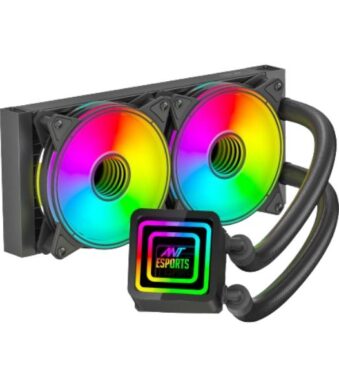 Ant Esports ICE-Infinite 240 ARGB CPU Liquid Cooler – Black