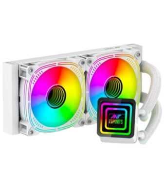 Ant Esports ICE-Infinite 240 ARGB CPU Liquid Cooler – White