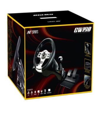 Ant Esports GW190 Racing Wheel and Pedal Set