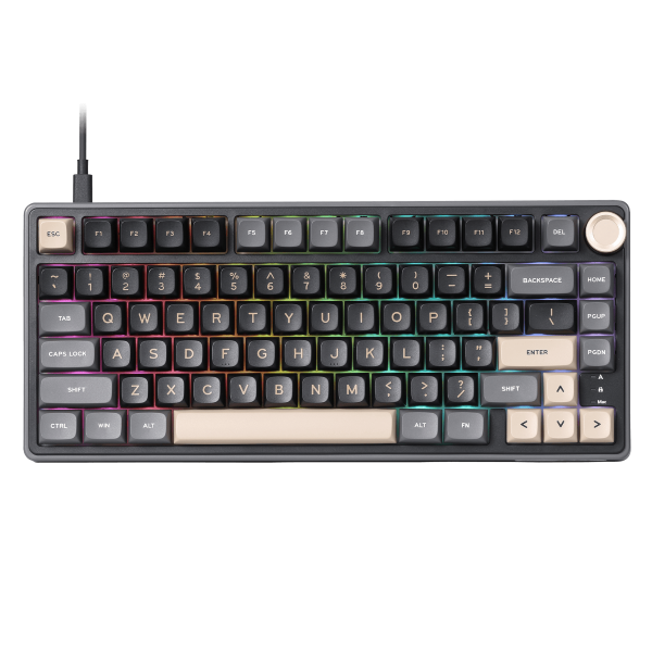 RK ROYAL KLUDGE R75 Phantom Mechanical Keyboard K Silver Switch