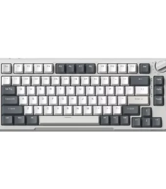 RK ROYAL KLUDGE H81 Hot Swappable Mechanical Keyboard White Night SkyCyan Switch
