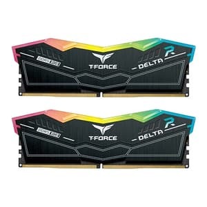 TEAMGROUP Delta RGB DDR5 64GB (32GBx2) 6400MHz CL40 RAM (Black)