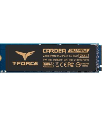 Team Group T-FORCE CARDEA Z44L M.2 2280 500GB PCIe Gen4 x4, NVMe 1.4 Internal Solid State Drive