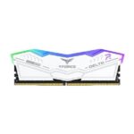 TeamGroup T-Force Delta RGB 64GB (32GBx2) DDR5 5600MHz Desktop RAM (White) - Image 2