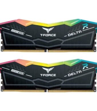 TeamGroup T-Force Delta RGB 64GB (32GBx2) DDR5 5600MHz Ram (Black)
