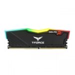 TeamGroup T-Force Delta RGB 8GB (8GBx1) DDR4 3200MHz Ram (Black)