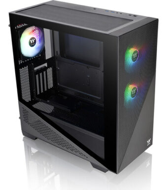 Thermaltake Divider 370 TG ARGB Mid Tower Chassis (Black)