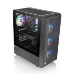 Thermaltake S200 TG ARGB (ATX) Mid Tower Cabinet (Black) - Image 2