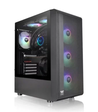 Thermaltake S200 TG ARGB (ATX) Mid Tower Cabinet (Black)