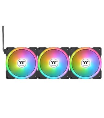 Thermaltake Swafan EX12 ARGB Sync Black Cabinet Fan (Triple Pack)