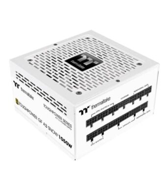 Thermaltake Toughpower GF A3 Snow White 1050W ATX 3.1 Fully Modular Smps