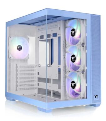 Thermaltake View 380 TG ARGB (ATX) Mid Tower Cabinet (Hydrangea Blue)