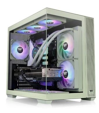 Thermaltake View 380 TG ARGB Matcha Green Mid Tower Cabinet