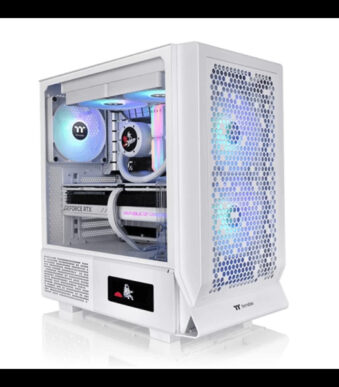 Thermaltake Ceres 330 TG ARGB Snow (E-ATX) Mid Tower Cabinet (White)
