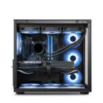Ant Esports Crystal Black RGB Gaming Cabinet - Image 2