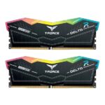 TeamGroup T-Force Delta RGB 64GB (32GBx2) DDR5 6000MHz Desktop RAM (Black)