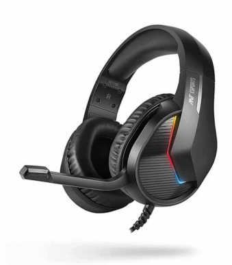Ant Esports H1100 Pro Auto RGB 7.1 Surround Sound Over Ear Gaming Headset With Mic (Black)