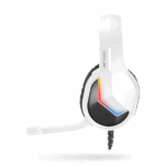 Ant Esports H1100 Pro Auto RGB Over Ear Gaming Headset (White) - Image 2