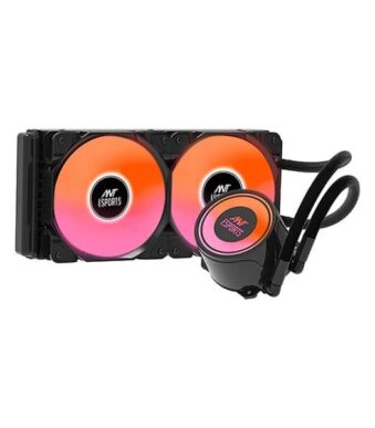 Ant Esports ICE-240 ARGB All In One 240mm CPU Liquid Cooler (Black)
