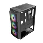 Ant Esports ICE-300 Mesh V2 ARGB (ATX) Cabinet (Black) - Image 3
