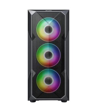 Ant Esports ICE-300 Mesh V2 ARGB (ATX) Cabinet (Black)