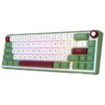 RK ROYAL KLUDGE R65 Green Sand Wired Gaming Keyboard Blue Switch