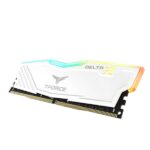 Teamgroup T-Force Delta RGB 16GB (8GBx2) DDR4 3200MHz Desktop Ram (White) - Image 2