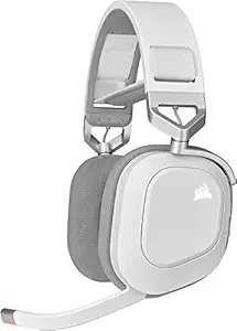 Corsair HS80 RGB WIRELESS GAMING HEADSET WHITE
