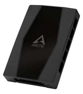 Arctic 10 Port PWM Cabinet Fan Hub with SATA Power (Black)