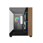Cooler Master Elite 481 Wood Micro ATX Mid Tower Cabinet Black (E481-KHNN-S00) - Image 2