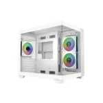 Cooler Master Elite 481 Wood Micro ATX Mid Tower Cabinet White (E481-WHNN-S00)