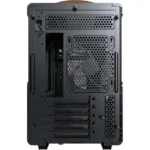 MONTECH Heritage PRO mATX Compact Leather Gaming Chassis with Signature Handle Design (Black) - Image 3