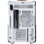 MONTECH Heritage PRO mATX Compact Leather Gaming Chassis with Signature Handle Design (White) - Image 3