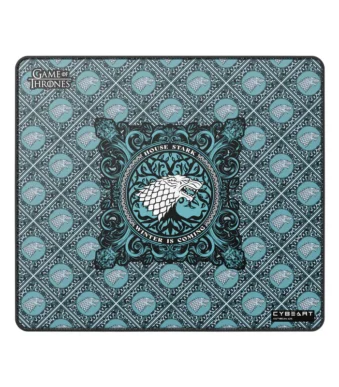 Cybeart | House Stark Gaming Mouse Pad (Large – 450x400x4mm) | Waterproof, Never Slip Base, Stitched Edges, Esports Grade