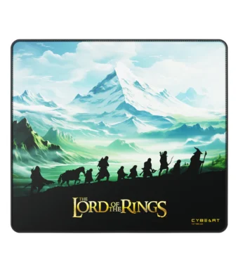Cybeart | Lord of The Rings Gaming Mouse Pad (Large – 450x400x4mm) | Waterproof, Never Slip Base, Stitched Edges, Esports Grade
