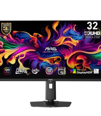 MSI MAG 321UPX QD-OLED, 32″ 4K UHD Quantum Dot OLED Gaming Monitor
