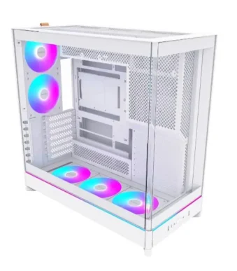 Montech HS02 PRO PC Mid-Tower ATX Tempered Glass ARGB (White)