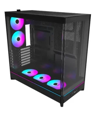 Montech HS02 PRO PC Mid-Tower ATX Tempered Glass ARGB (Black)