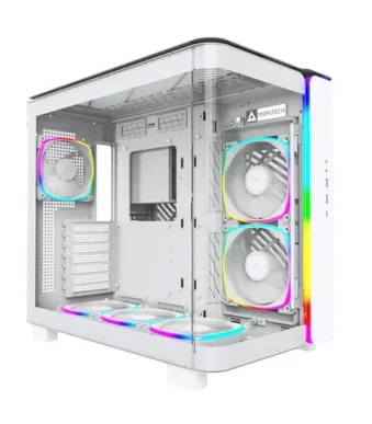 Montech King 95 Pro ARGB (ATX) Mid Tower Cabinet (White)