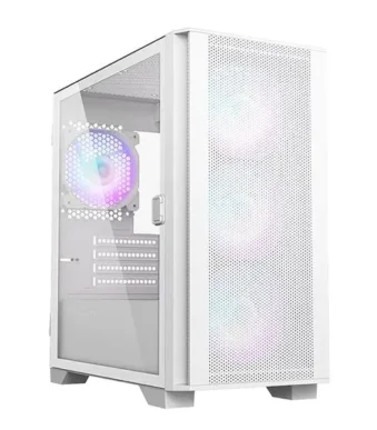Montech Air 100 Mesh ARGB (M-ATX) Mini Tower Cabinet (White)